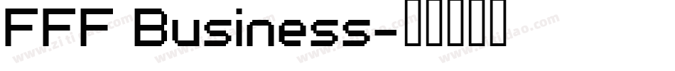 FFF Business字体转换